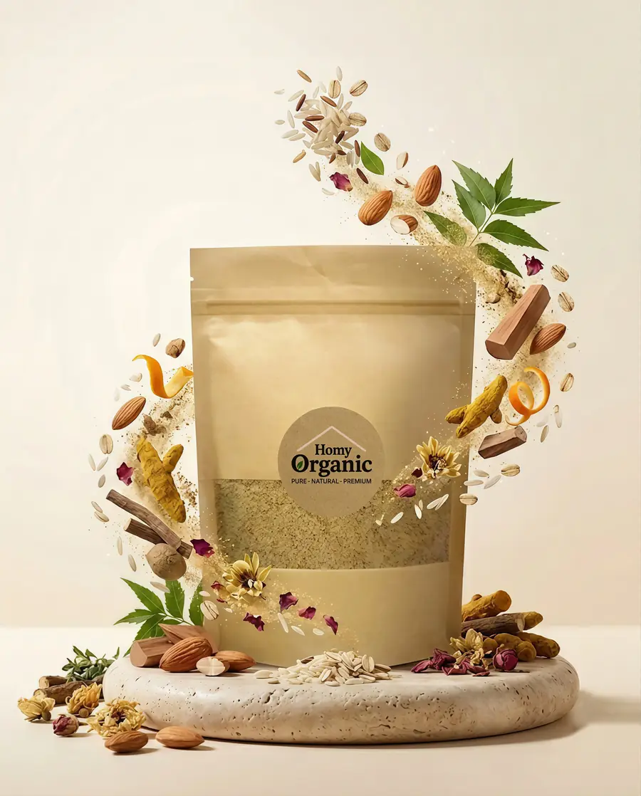 Homy Organic Glass Glow Face Pack